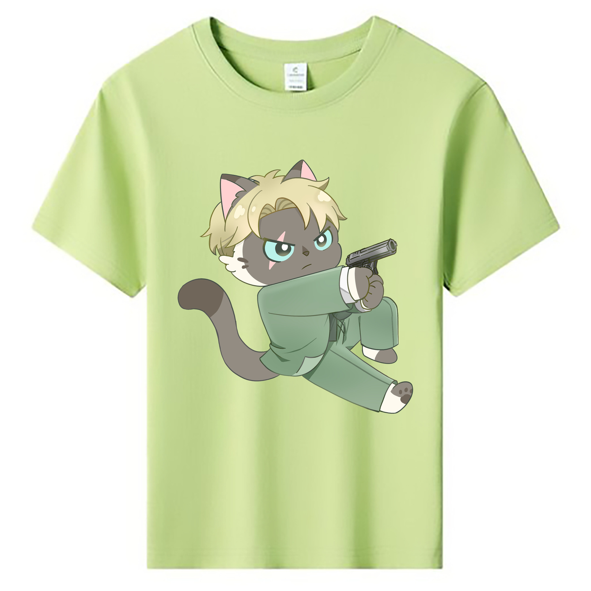 （画像用） SPY×FAMILY间谍家家酒 綿100％キッズTシャツ（フロントプリント）